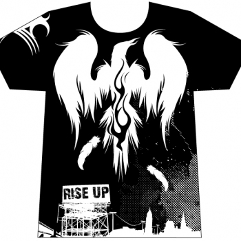 T-shirt design - Rise Up