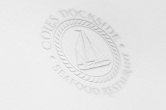 Cole's Dockside Logo - pressed