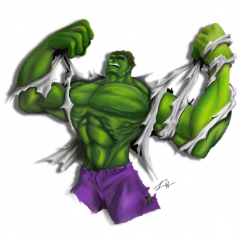 Hulk - digital painting